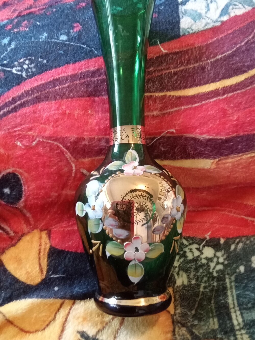 #1521 Green Bud Vase